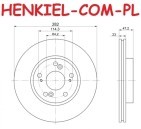 Tarcze hamulcowe wentylowane MIKODA 0835 + KLOCKI MIKODA 70848 - HONDA ACCORD VII (CL, CM) - OŚ PRZEDNIA