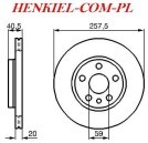 TARCZA HAMULCOWA MIKODA 0322 + KLOCKI MIKODA 70322  - ALFA ROMEO 145 146 155  FIAT  BARCHETTA BRAVA BRAVO DOBLO MAREA PALIO PUNTO STRADA TEMPRA TIPO LANCIA DEDRA - OŚ PRZEDNIA