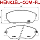 Klocki hamulcowe MIKODA 71744 -  HYUNDAI GENESIS (BH) GRAND SANTA FÉ SANTA FÉ II (CM) SANTA FÉ III (DM) SANTA FE IV (TM, TMA) KIA SORENTO II (XM) SSANGYONG  ACTYON II ACTYON SPORTS I (QJ) KORANDO (C300) KORANDO (CK) MUSSO (QK) MUSSO GRAND REXTON (Y400, Y450) - OŚ PRZEDNIA