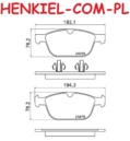 Tarcze hamulcowe wentylowane MIKODA 2447 + KLOCKI BREMBO P86023 - VOLVO XC60 (156) - OŚ PRZEDNIA