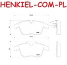 Klocki hamulcowe SAMKO 5SP1486 - CITROEN C5 III (RD_) C5 III Break (RW_) PEUGEOT 407 (6D_) 407 Coupe (6C_) 407 SW (6E_) 508 I (8D_) 508 SW I (8E_) - OŚ PRZEDNIA