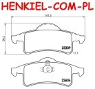 Tarcze hamulcowe pełne MIKODA 2525 + KLOCKI MIKODA 72525 - JEEP GRAND CHEROKEE II (WJ, WG) - OŚ TYLNA