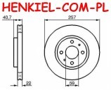 Tarcza hamulcowa wentylowana MIKODA 0342 GT malowana, nacinana, wiercona, kolor: czarny - ALFA ROMEO MITO CITROEN NEMO FIAT 500 (312_) BRAVO II DOBLO (119_,223_) FIORINO (225_) IDEA LINEA PANDA PUNTO QUBO STILO LANCIA MUSA YPSILON PEUGEOT BIPPER - OŚ PRZE