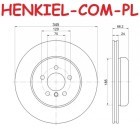 Tarcze hamulcowe wentylowane MIKODA 0482 + KLOCKI MIKODA 70480 - BMW 3 (F30, F31, F34, F35, F80) 4 (F32, F33, F36, F82, F83) - OŚ TYLNA