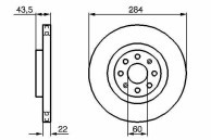 Tarcza hamulcowa wentylowana BREMBO 09.4939.34  - przód