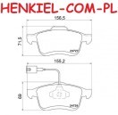 Tarcze hamulcowe wentylowane MIKODA 0389 + KLOCKI QUARO QP5196 - FIAT DOBLO (263_) OPEL COMBO (X12) - OŚ PRZEDNIA