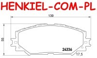 Tarcze hamulcowe wentylowane MIKODA 2246 GT malowane, nacinane, wiercone, kolor: czarny + KLOCKI LPR 05P1258 - TOYOTA AURIS (_E15_) COROLLA Sedan (_E15_) COROLLA Sedan (_E18_, ZRE1_) - OŚ PRZEDNIA