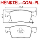 Klocki hamulcowe BREMBO P59091 - OPEL ASTRA K (B16) ASTRA K Sports Tourer (B16) - OŚ PRZEDNIA