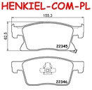 Tarcze hamulcowe wentylowane MIKODA 1662 + KLOCKI MIKODA 71662 - OPEL ASTRA K (B16) ASTRA K Sports Tourer (B16) - OŚ PRZEDNIA