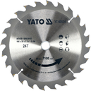 TARCZA WIDIOWA DO CIĘCIA DREWNA 190mm 24T 20mm YATO YT-60634