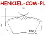 Tarcze hamulcowe wentylowane MIKODA 1614 + KLOCKI MIKODA 71614 - OPEL OMEGA A B SENATOR B - OŚ PRZEDNIA