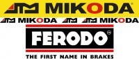 Tarcze hamulcowe wentylowane MIKODA 0444 + KLOCKI FERODO FDB1628 - BMW 7 (E65,E66,E67) - OŚ PRZEDNIA