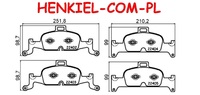 Klocki hamulcowe MIKODA 74235 - AUDI A4 B9 (8W2, 8WC) A4 B9 Avant (8W5, 8WD) A4 Allroad B9 (8WH, 8WJ) A5 (F53, F5P) A5 Kabriolet (F57, F5E) A5 Sportback (F5A, F5F) A6 (4A2, C8) A6 Avant (4A5, C8) A6 Allroad (4AH, C8) A7 Sportback (4KA) Q5 (FYB, FYG) Q5 Sportback (FYT) - OŚ PRZEDNIA