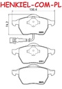 KLOCKI HAMULCOWE TEXTAR 2339201 - AUDI A3 TT SEAT LEON TOLEDO II SKODA OCTAVIA VW BORA GOLF IV POLO - OŚ PRZEDNIA