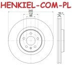 Tarcze hamulcowe wentylowane MIKODA 4208 + KLOCKI MIKODA 70293 - AUDI A4 (B8) A5 (8T3) A6 (C7) A7 Sportback (4GA, 4GF) Q5 (8RB) - OŚ PRZEDNIA