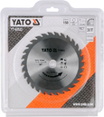 TARCZA WIDIOWA DO CIĘCIA DREWNA 150mm 30T 20mm YATO YT-60533