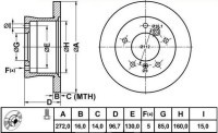 TARCZA BOSCH 0986478433 - TYŁ PEŁNA