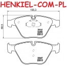 Klocki hamulcowe BREMBO P06054 - BMW 3 (E90, E91, E92, E93) 5 (E60, E61) 6 (E63, E64) 7 (E65, E66, E67) X1 (E84) Z4 (E89) - OŚ PRZEDNIA