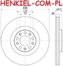 Tarcza hamulcowa wentylowana MIKODA 4309 - ALFA ROMEO GIULIA (952_) STELVIO (949_) - OŚ PRZEDNIA