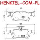 Klocki hamulcowe TEXTAR 2584101 - PEUGEOT 308 II (LB_, LP_, LW_, LH_, L3_) 308 SW II (LC_, LJ_, LR_, LX_, L4_) FORD FIESTA VII - OŚ TYLNA