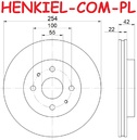 Tarcza hamulcowa wentylowana MIKODA 2133 - DAIHATSU MATERIA (M4_) SIRION (M3_) SUBARU JUSTY IV - OŚ PRZEDNIA