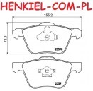 Tarcze hamulcowe wentylowane MIKODA 2434 + KLOCKI BREMBO P86022 - VOLVO XC90 I - OŚ PRZEDNIA