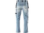 SPODNIE ROBOCZE MONTERSKIE STRETCH JEANS LIGHT BLUE r. XL YATO YT-79074