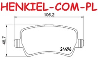 Klocki hamulcowe QUARO QP7660C ceramiczne - FORD GALAXY (WA6) S-MAX (WA6) LAND ROVER FREELANDER 2 RANGE ROVER EVOQUE (LV_) VOLVO S60 II S80 II V60 V70 III XC70 II - OŚ TYLNA