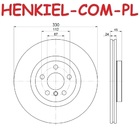 Tarcze hamulcowe wentylowane MIKODA 0496 + KLOCKI QAURO QP5668C ceramiczne - BMW 1 (F40) 2 Active Tourer (F45) 2 Gran Tourer (F46) 2 Gran Coupe (F44) X1 (F48) X2 (F39) MINI  MINI COUNTRYMAN (F60) - OŚ PRZEDNIA