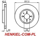 TARCZA ATE 24.0120-0142.1 - ALFA ROMEO  FIAT LANCIA