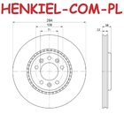 Tarcza hamulcowa wentylowana MIKODA 0589 - CITROEN JUMPY III (V_) SPACETOURER (V_) OPEL VIVARO C (K0) ZAFIRA LIFE Bus (K0) PEUGEOT EXPERT (V_) TRAVELLER (V_) TOYOTA PROACE (MPY_ MDZ_) PROACE VERSO (MPY_) - OŚ  TYLNA