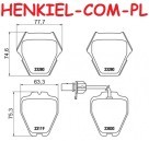 Tarcze hamulcowe wentylowane MIKODA 0276 + KLOCKI SAMKO 5SP1121 - VW PHAETON (3D_) - OŚ PRZEDNIA