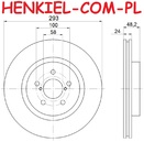 Tarcza hamulcowa wentylowana MIKODA 2142 - SUBARU CROSSTREK (GU_) IMPREZA Hatchback (GT_) IMPREZA Sedan (GK_) IMPREZA Liftback (GU_) XV (GT) - OŚ PRZEDNIA