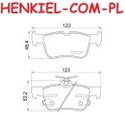 Klocki hamulcowe TEXTAR 2223101 - FORD GALAXY (CK) KUGA II (DM2) MONDEO V MK5 (CD, CE, CF) S-MAX (CJ) - OŚ TYLNA 