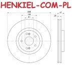 Tarcze hamulcowe wentylowane MIKODA 1753 + KLOCKI MIKODA 71736 - RENAULT LAGUNA II (BG0/1_) LAGUNA II Grandtour (KG0/1_) ESPACE IV (JK0/1_) - OŚ PRZEDNIA