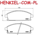 Klocki hamulcowe QUARO QP1623C ceramiczne - NISSAN X-TRAIL (T30) - OŚ PRZEDNIA