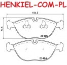 Tarcze hamulcowe wentylowane MIKODA 1477 GT malowane, wiercone, kolor: czarny + KLOCKI BREMBO P06019 - MERCEDES-BENZ KLASA E (W211) KLASA E T-Model (S211) KLASA S (W220) - OŚ PRZEDNIA