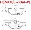 Tarcze hamulcowe wentylowane MIKODA 0437 + KLOCKI TEXTAR 2392701 - BMW 1 (E81,E87,E88) 3 (E90,E91,E92,E93) - OŚ TYLNA