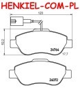 Tarcze hamulcowe wentylowane MIKODA 0358 GT malowane, nacinane, wiercone, kolor: czarny + KLOCKI MIKODA 70358 - FIAT PANDA (169_) 500 (312_) 500 C (312_) FORD KA (RU8) - OŚ PRZEDNIA