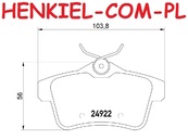 Tarcze hamulcowe pełne MIKODA 0580 + KLOCKI QUARO QP4109C ceramiczne - PEUGEOT 508 I (8D_) 508 SW I (8E_) system ham. TRW - OŚ TYLNA