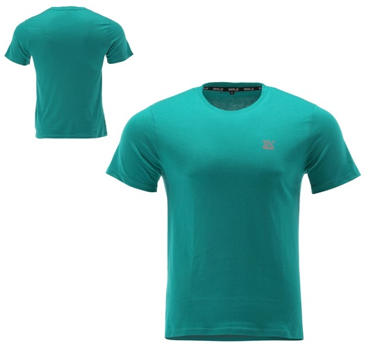 KOSZULKA T-SHIRT BASIC BAWEŁNIANA 180g/m² ZIELONA r. L YATO YT-78490