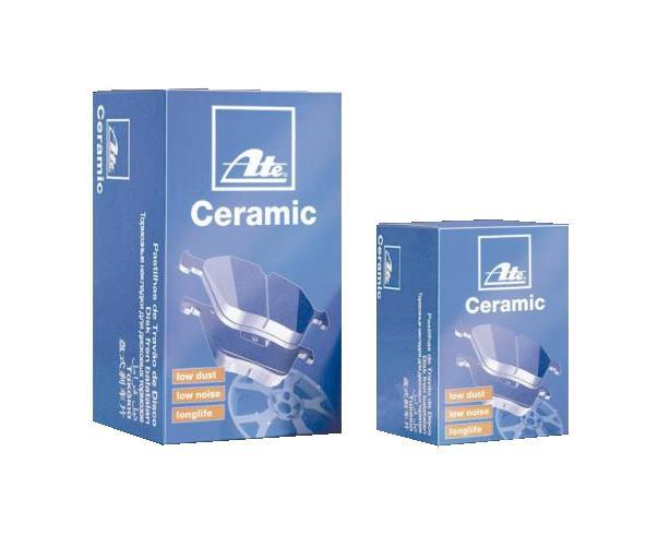 Klocki hamulcowe ceramiczne ATE 13.0470-7243.2 - FORD GALAXY (WA6) S-MAX (WA6) VOLVO S60 II S80 II V60 V70 III XC70 II - OŚ PRZEDNIA