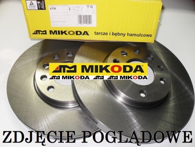 Tarcza hamulcowa wentylowana MIKODA 1808 - HONDA CITY Sedan 08r- CIVIC IV V VI VII CRX II III INSIGHT JAZZ III IV MG MG ZR MG ZS ROVER 200 (RF) 25 (RF) 400 (RT) 45 (RT) STREETWISE - OŚ PRZEDNIA