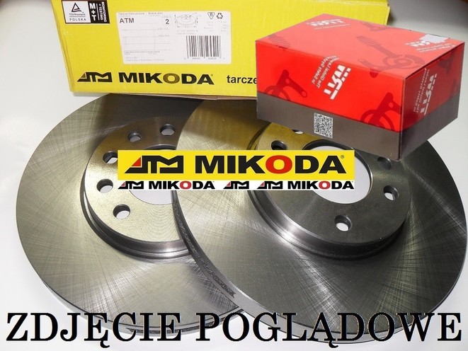 Tarcze hamulcowe pełne MIKODA 4226 + KLOCKI TRW GDB2132 - AUDI A4 B9 (8W2, 8WC) A4 B9 Avant (8W5, 8WD) A4 Allroad B9 (8WH, 8WJ) A5 (F53, F5P) A5 Kabriolet (F57, F5E) A5 Sportback (F5A, F5F) Q5 (FYB, FYG) - OŚ TYLNA