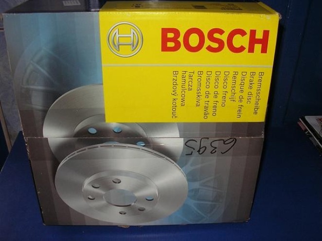 TARCZA HAMULCOWA BOSCH 0986478617 - AUDI 100 A6 A8 - OŚ PRZEDNIA