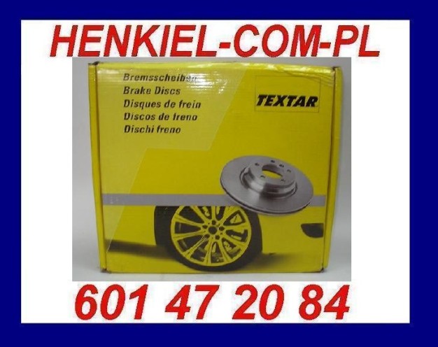 TARCZA ham. TEXTAR 982001825  92182503  - BMW 5 E60 E61 6 E63 E64 - OŚ TYLNA