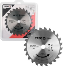 TARCZA WIDIOWA DO CIĘCIA DREWNA dla YT-82153 235mm 24T 25,4mm YATO YT-60685