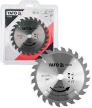 TARCZA WIDIOWA DO CIĘCIA DREWNA dla YT-82810 YT-82811 165mm 24T 16mm YATO YT-60590